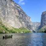 Magnificent view of a boat ride in Sumidero Canyon Chiapas