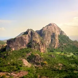 Magnificent View of the Tepozteco in Tepoztlan Mexico