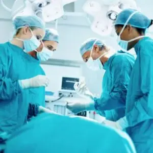 Mexican Private Surgeons during an emergency procedure.