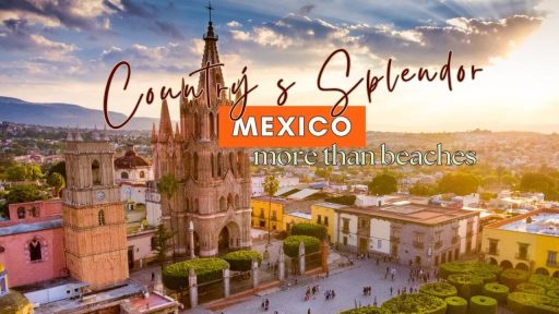 View of San Miguel de Allende Central Plaza at dawn